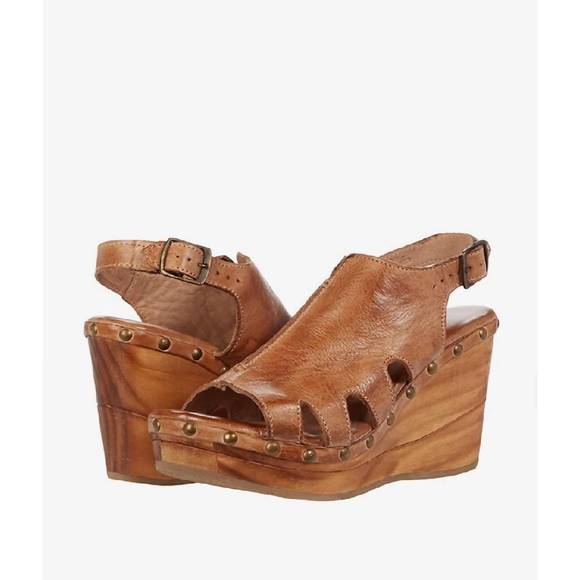 BEDSTU Shoes New Bedstu Naiya Wedge Sandal In Tan Dip Dye Poshmark